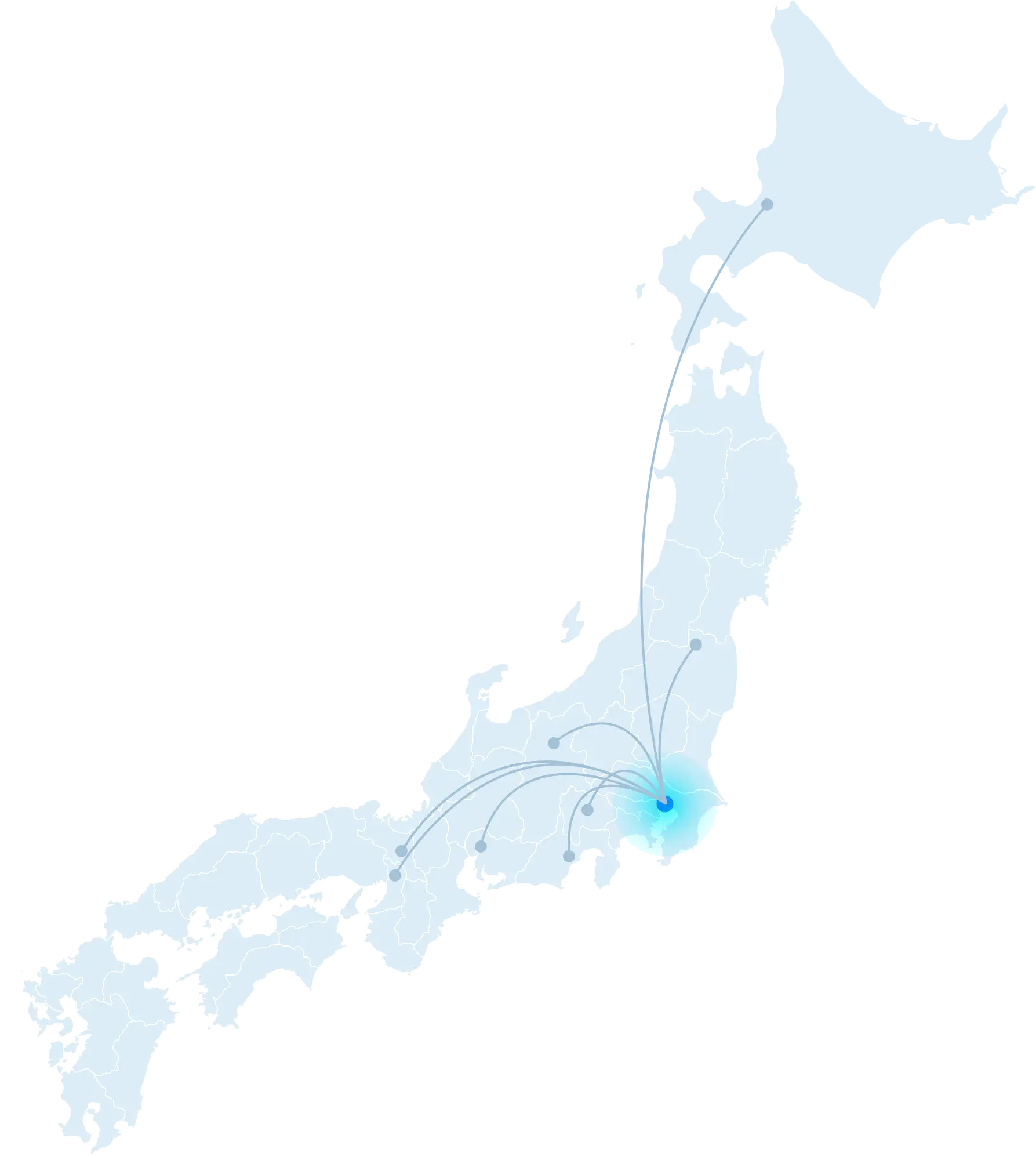主な来院実績エリア