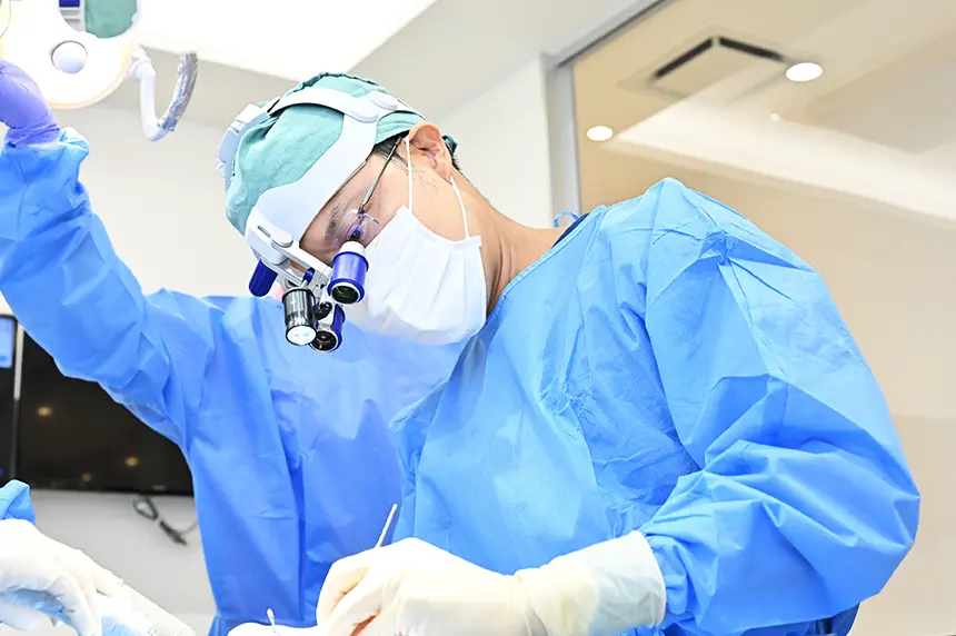 手術の安全性を一番に重視したい